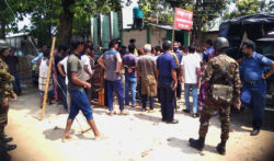 ফুলবাড়ীতে কবরস্থানের জায়গা নিয়ে বিরোধ, সংঘর্ষে আহত ১