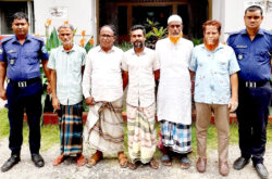 ফুলবাড়ীতে বিস্ফোরক মামলায় আ.লীগের ৫ নেতা গ্রেফতার