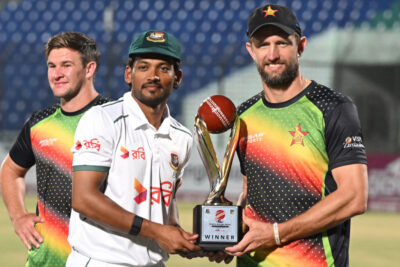 জিম্বাবুয়ের বিপক্ষে জয়ের পরও খুশি নন শান্ত